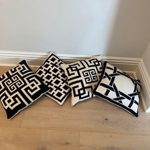 4 Jonathan Adler Pillows